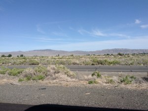 May 29 Nevada I-80 70 miles from Winnemucca and the Martin Hotel