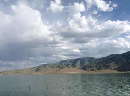 Salt flats near Salt Lake City