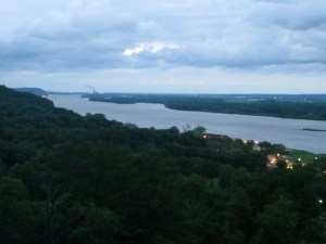 Overlooking Mississippi River