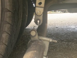 Broken exhaust hanger...