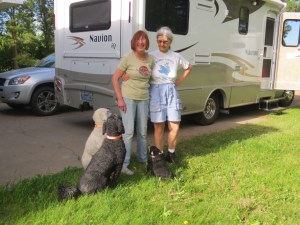 Jessie & Val with Sophie, Alice & Molly